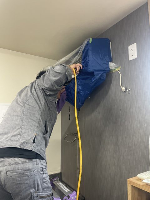 清掃中