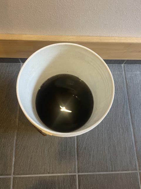 クリーニング後汚れ